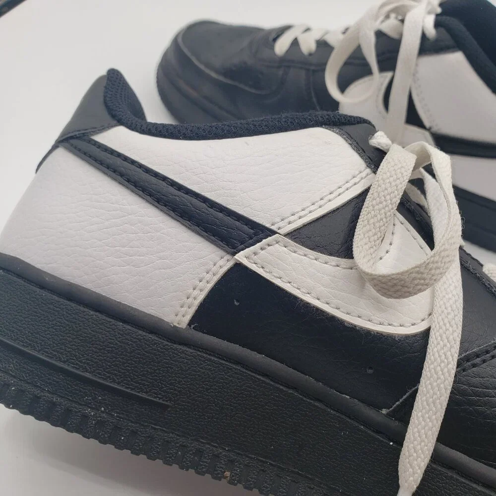 Nike Air Force 1 Low Next Nature Big Kids Black White Youth 6.5Y HF9096-001 / SS